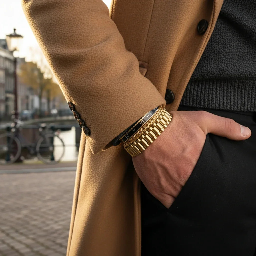 Rolex set black (gold)