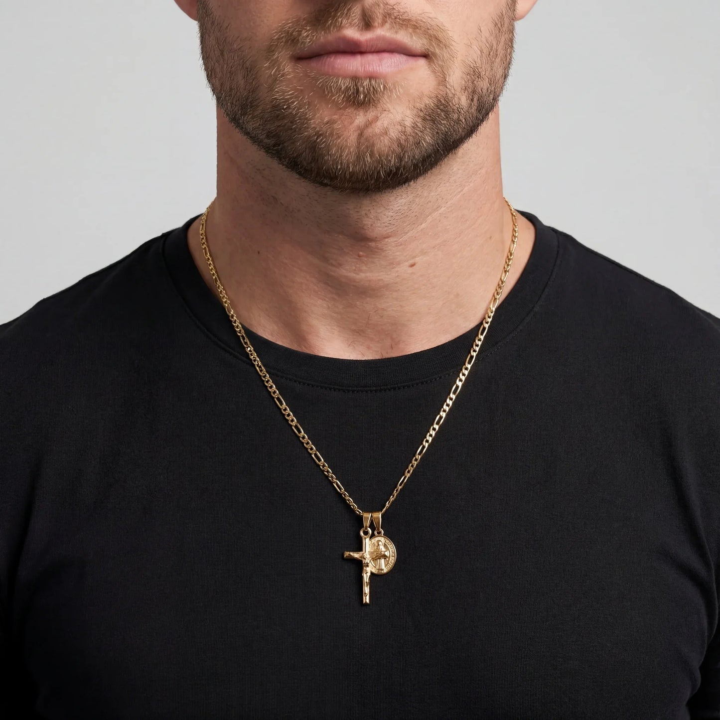 Cross &amp; Mary (gold)