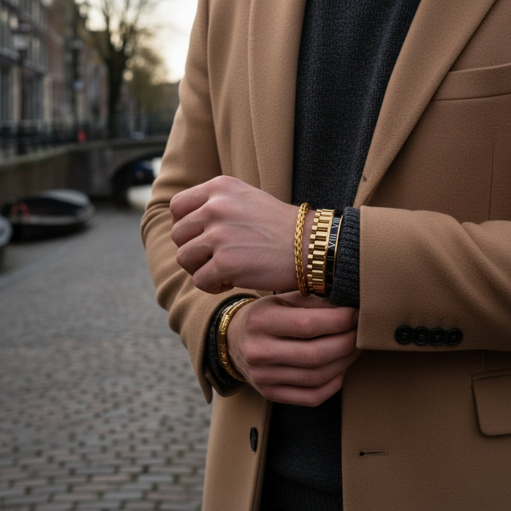 Rolex set black (gold)