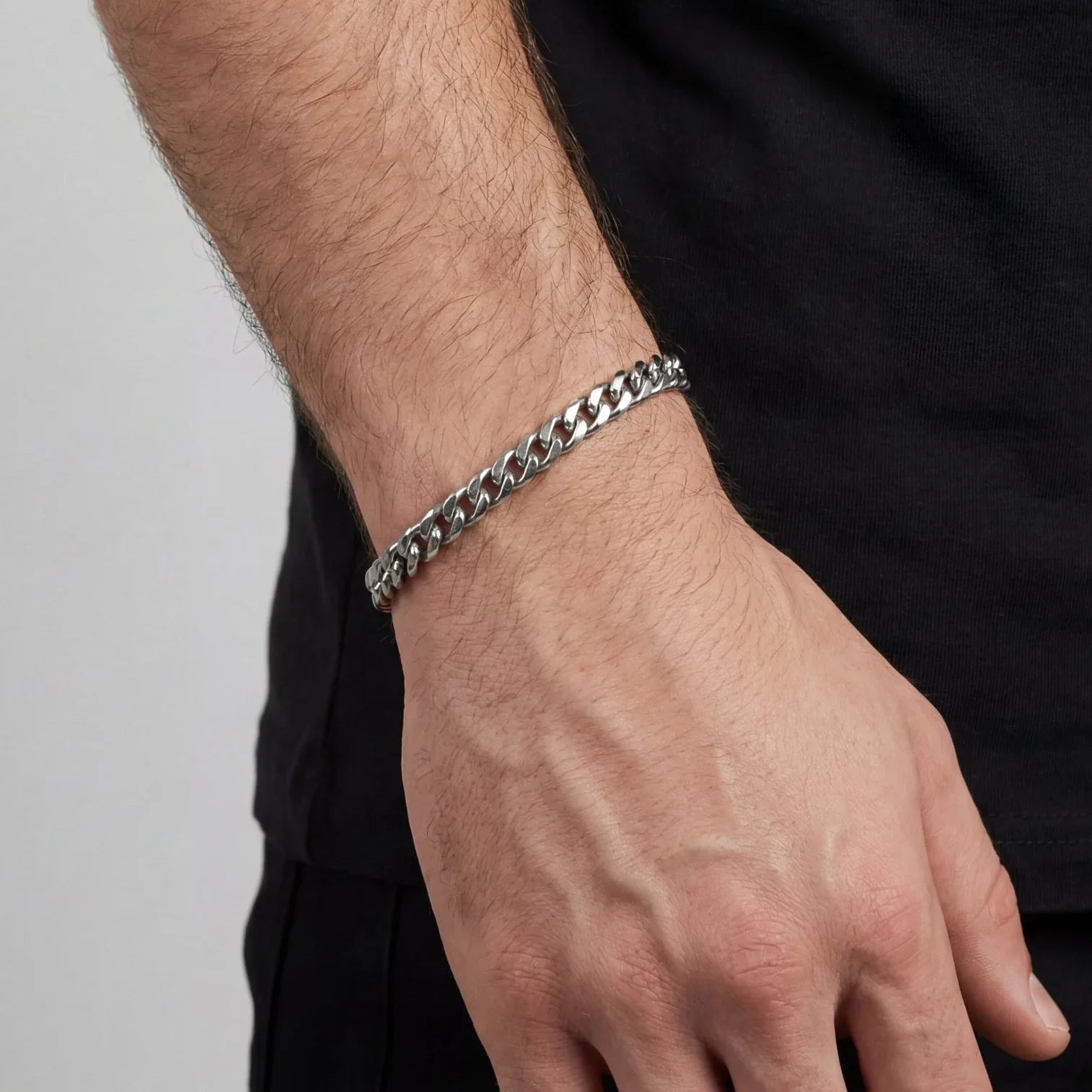 cuban Bracelet 5MM (silver)