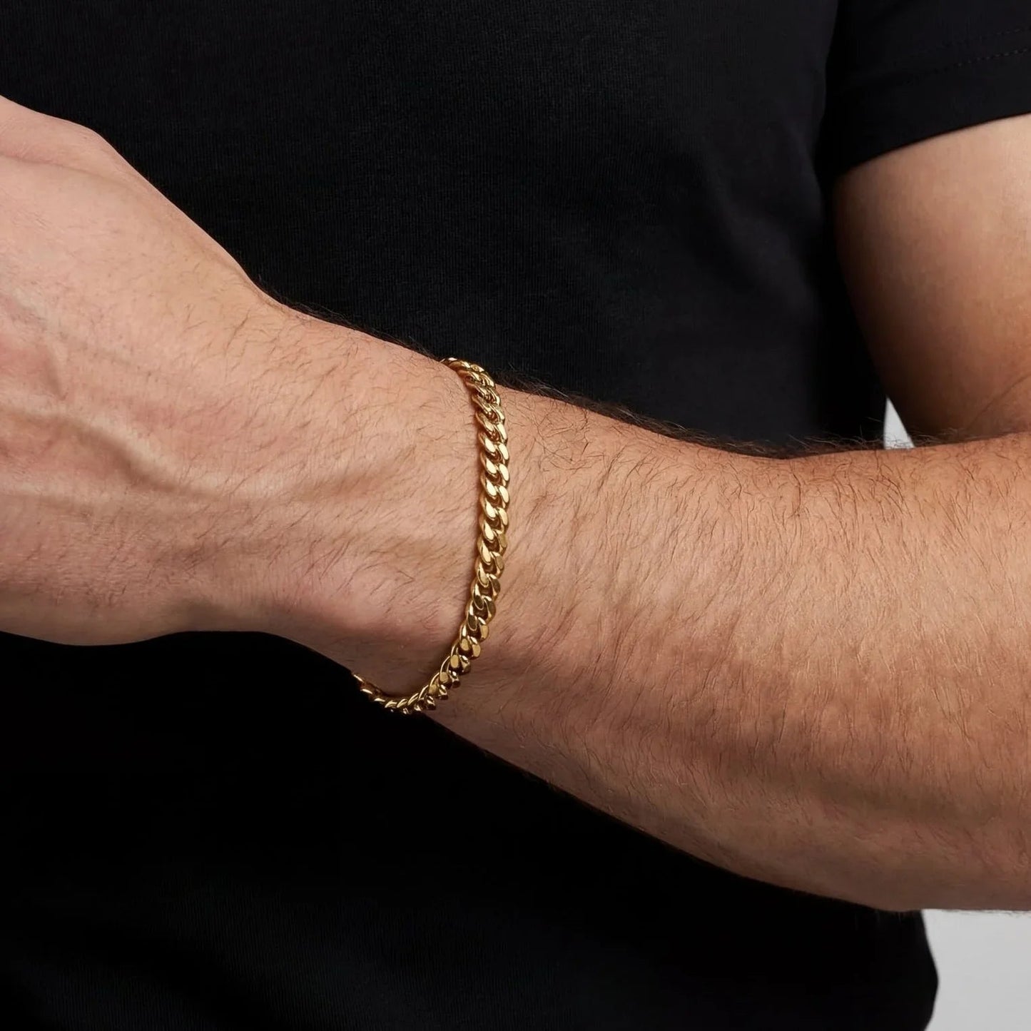 Cuban Bracelet 5MM (gold)