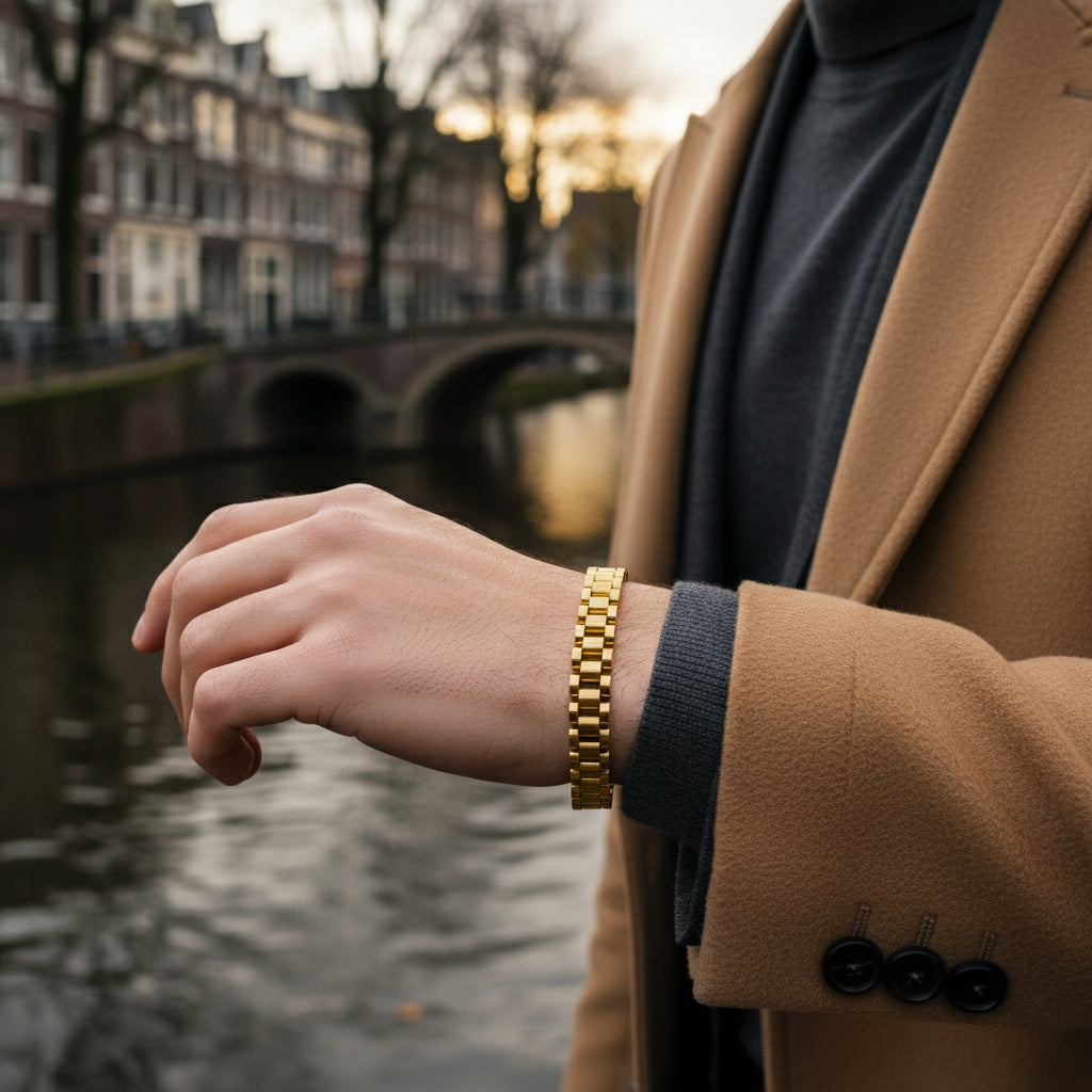 Rolex Bracelet (Gold)