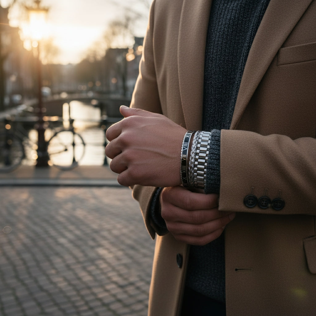 Rolex set black (silver)