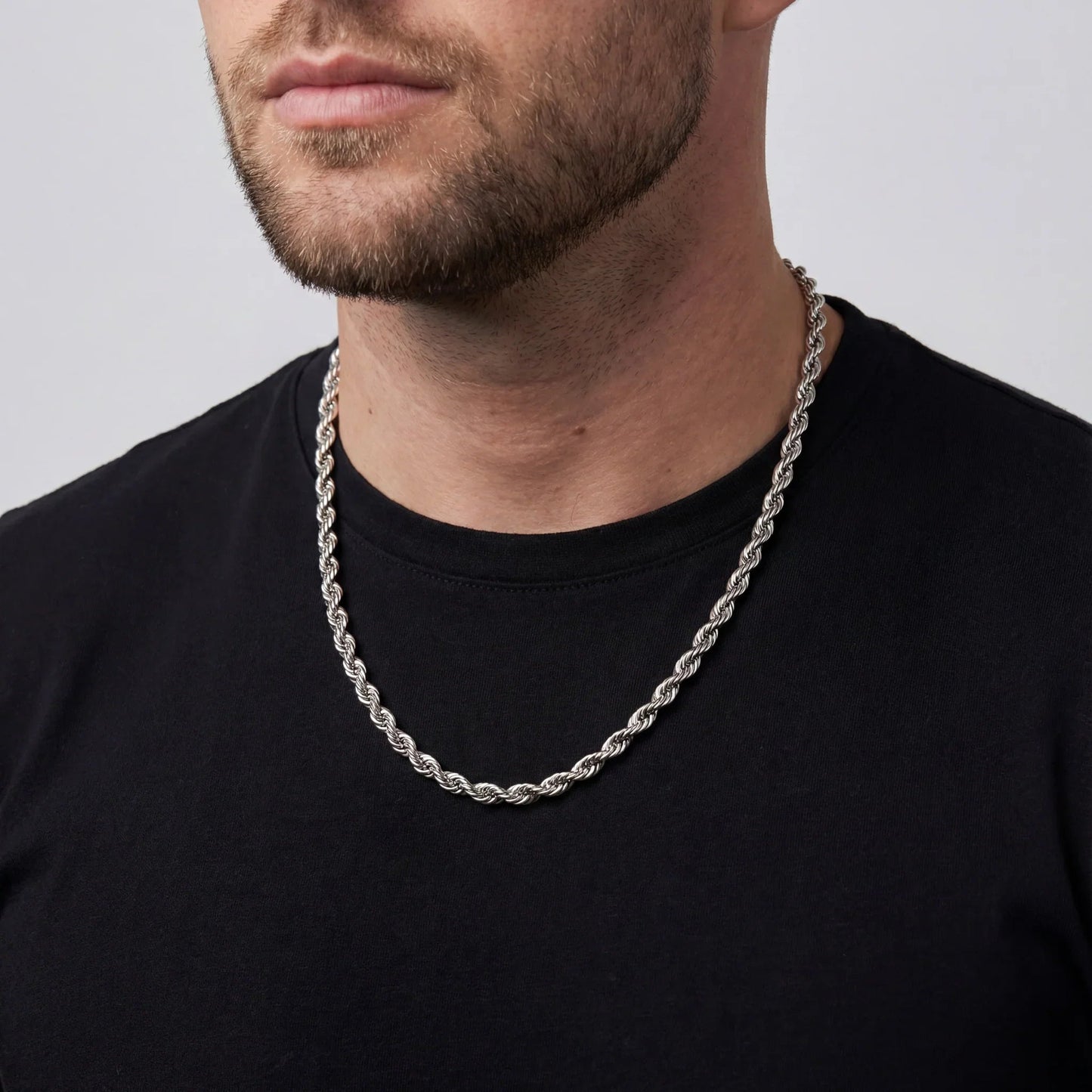 Rope Chain 5MM (Silver)