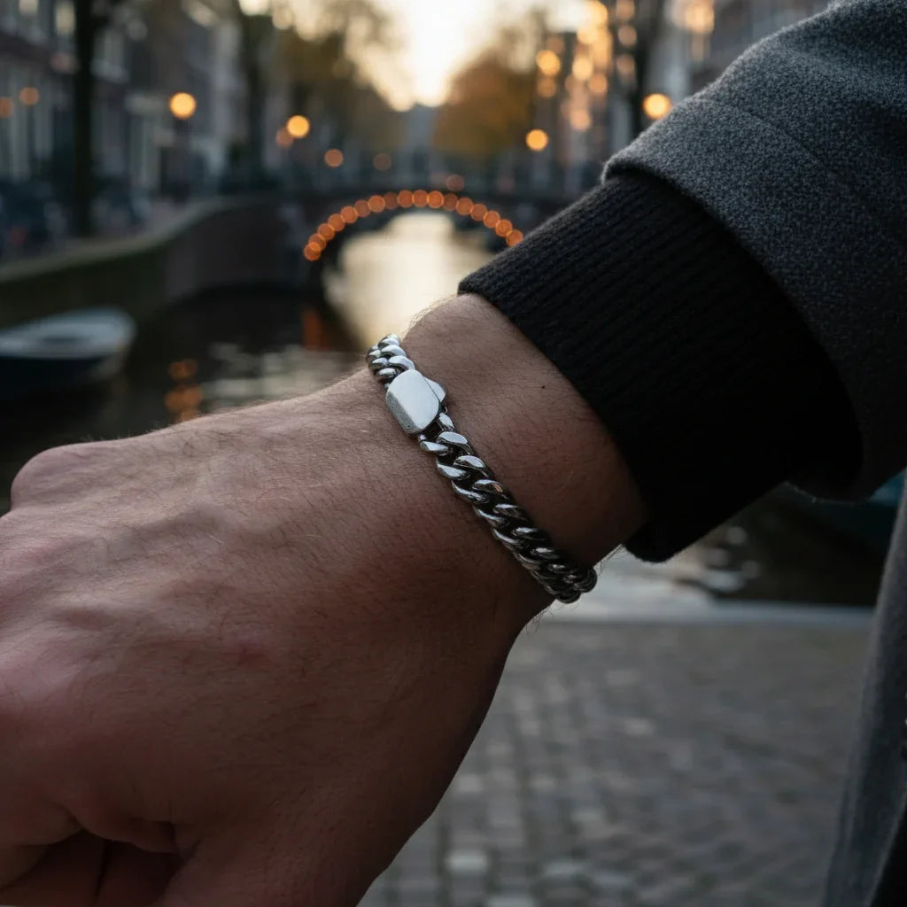 Cuban Bracelet 8MM (silver)