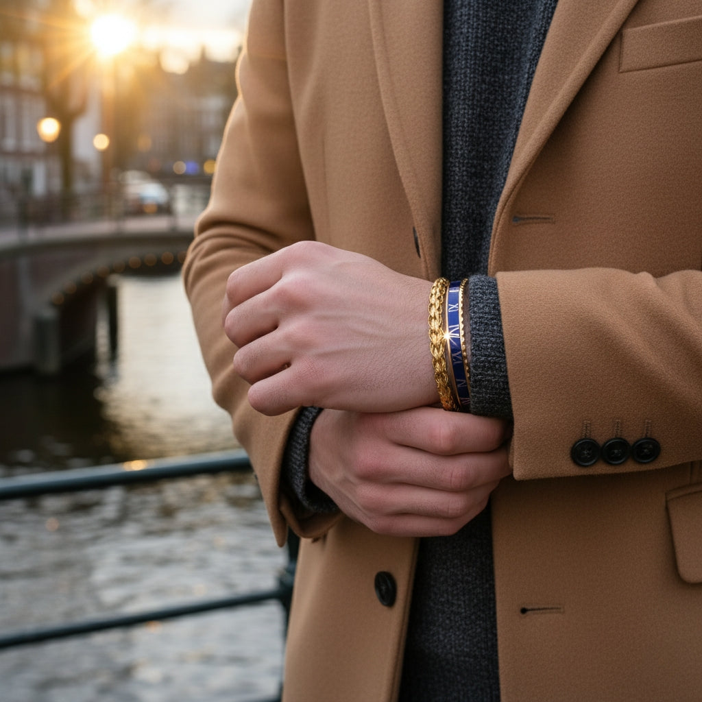 Wire x rome set blue (gold)