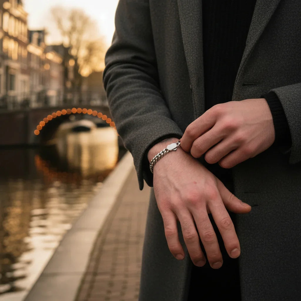 Cuban Bracelet 8MM (silver)