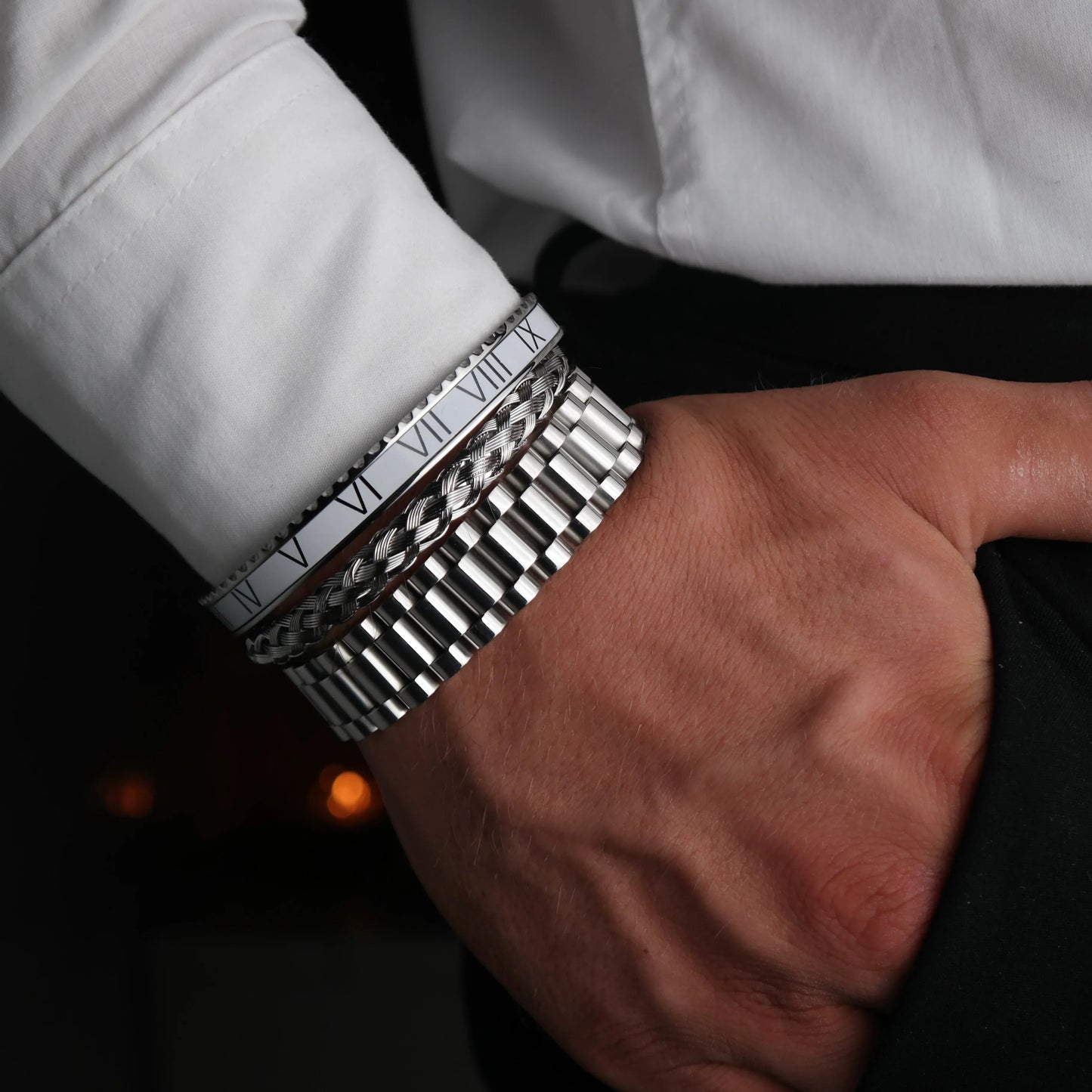 Rolex set white (silver)