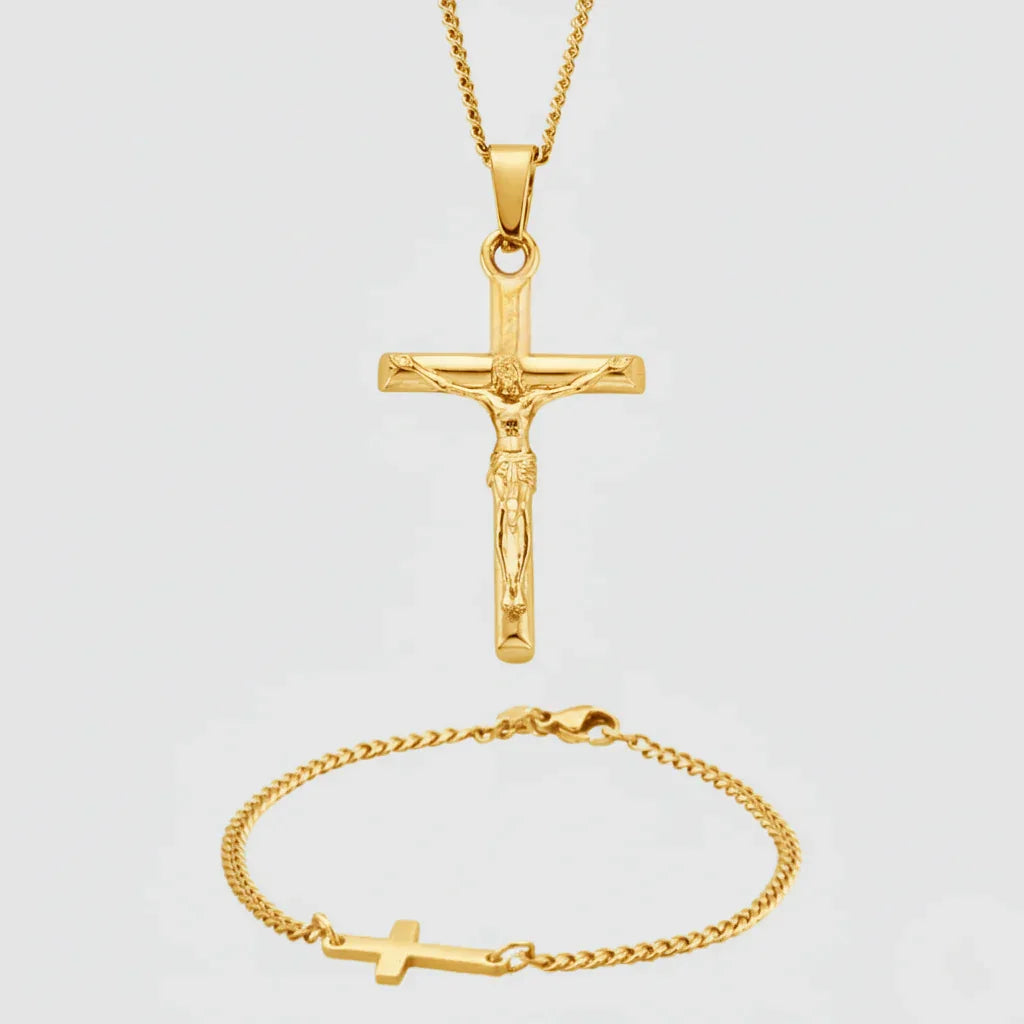 Cross set (gold)