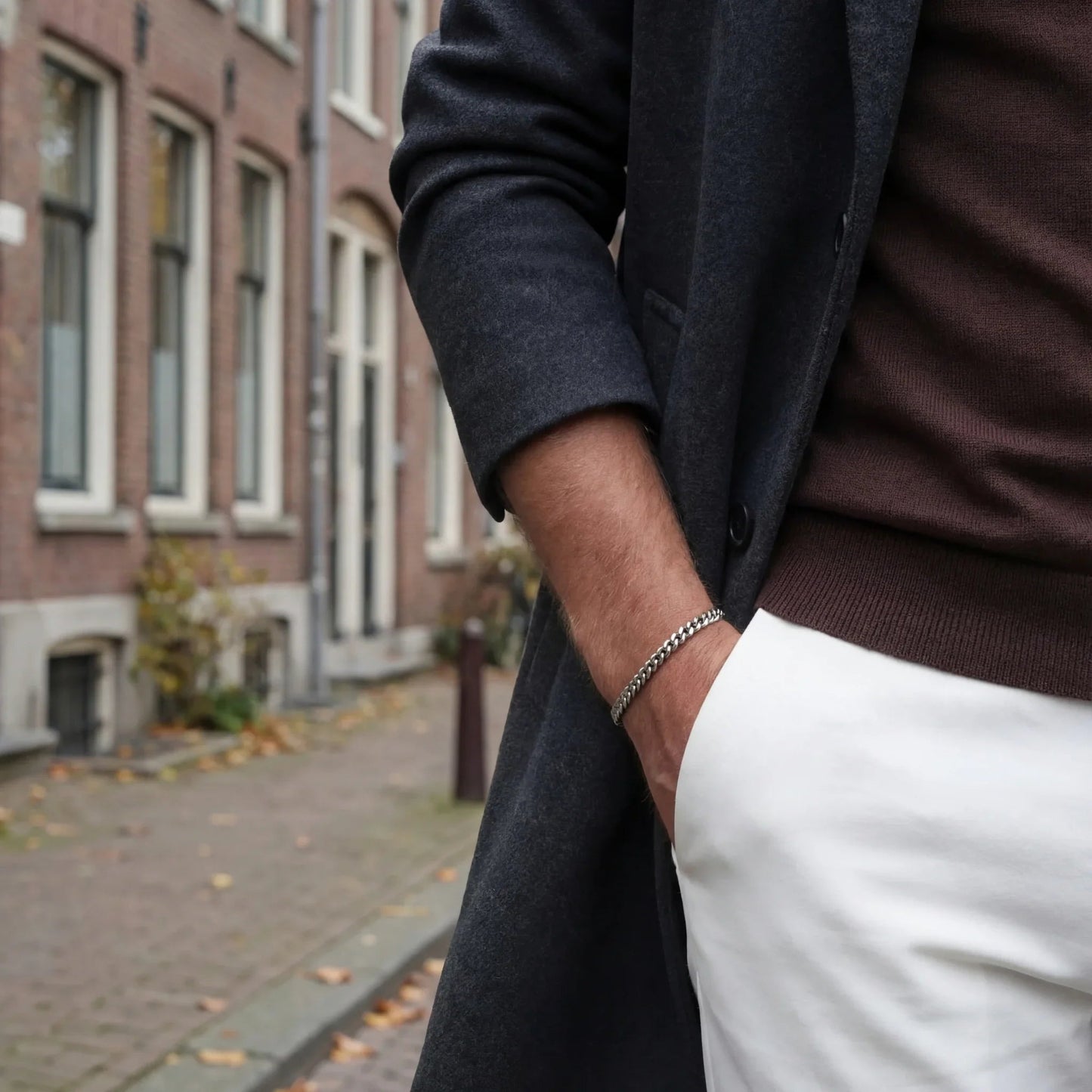 Kubanisches Armband 5 mm (Silber)