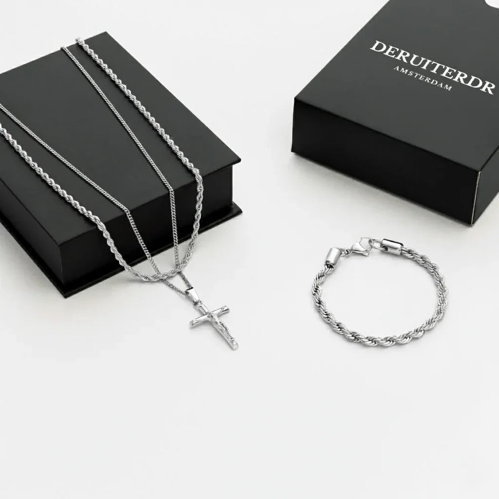 Cross gift set (silver)