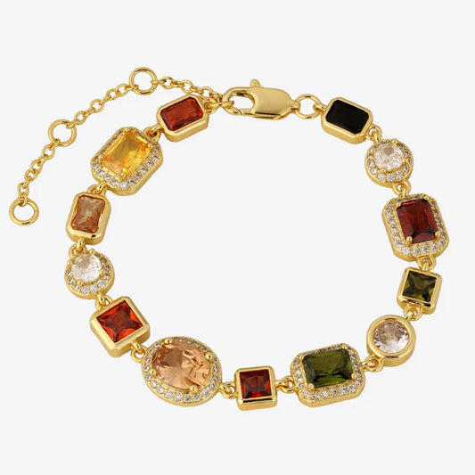 Gemstone Bracelet (Gold)