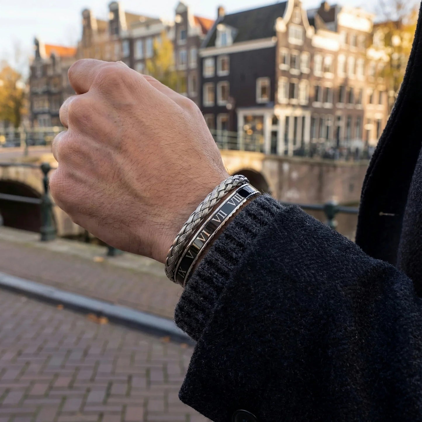 Wire x rome set black (silver)