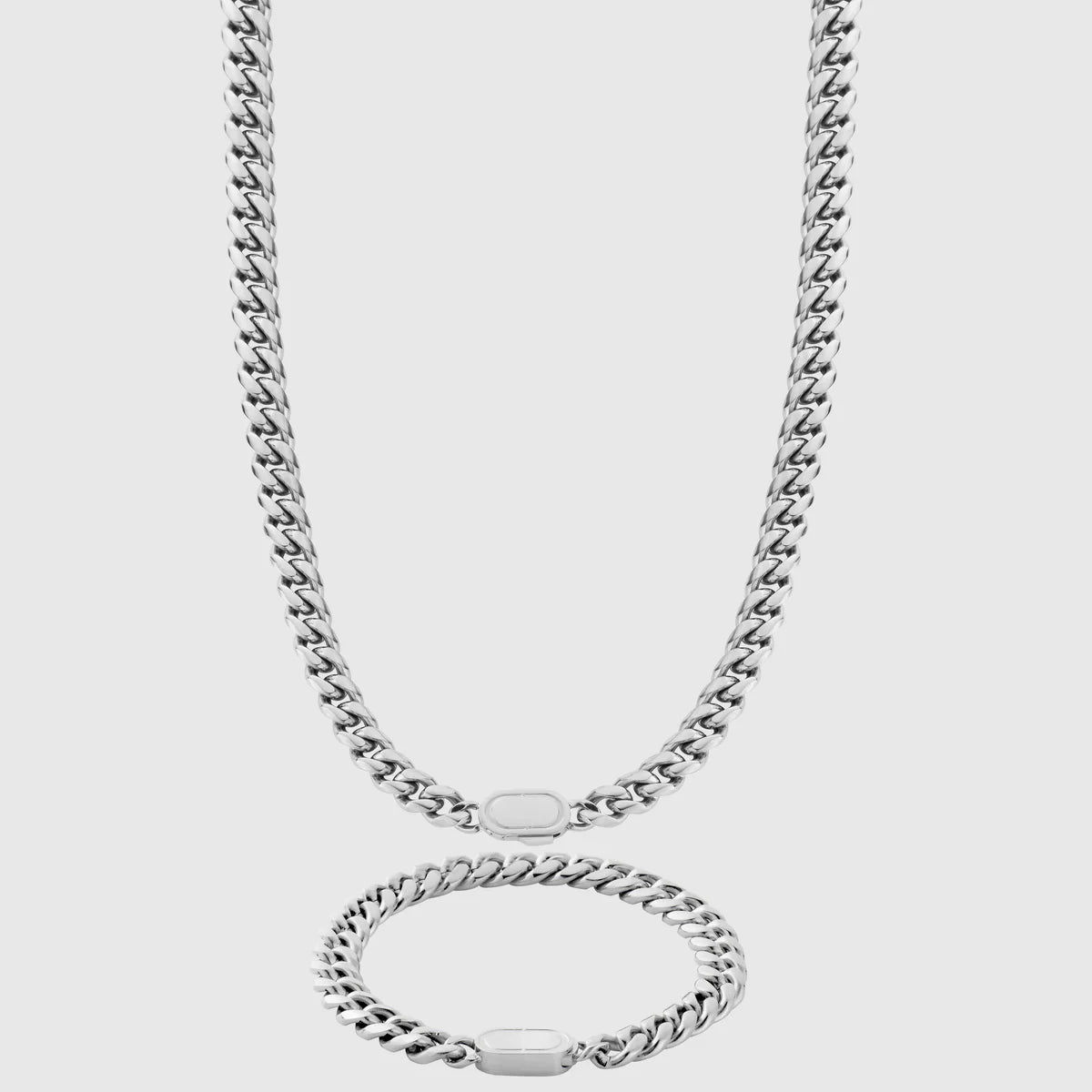 Cuban 8mm set (silver)