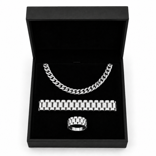 Rolex set Cuban (Silver)