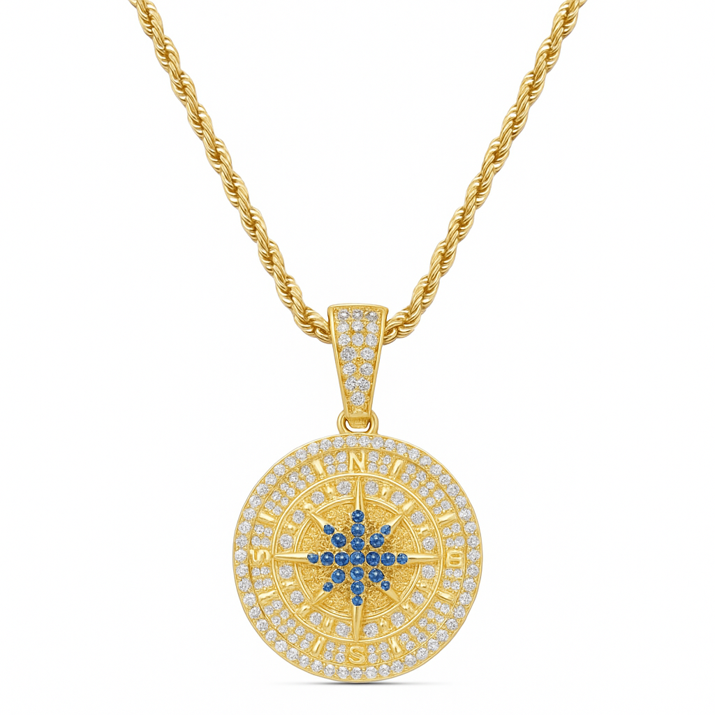 Compass Pendant (Gold)