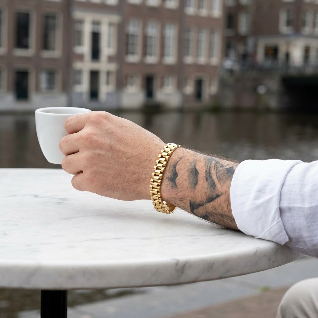 Rolex Bracelet (Gold)