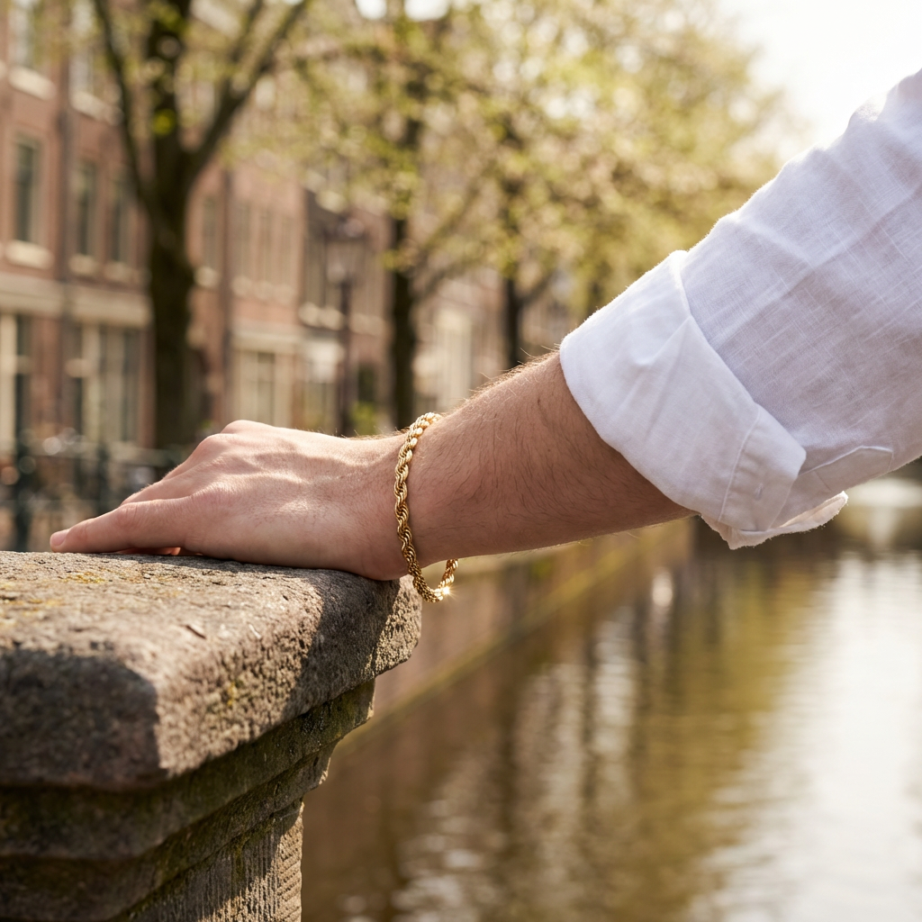 Rope Bracelet 5MM (Gold)