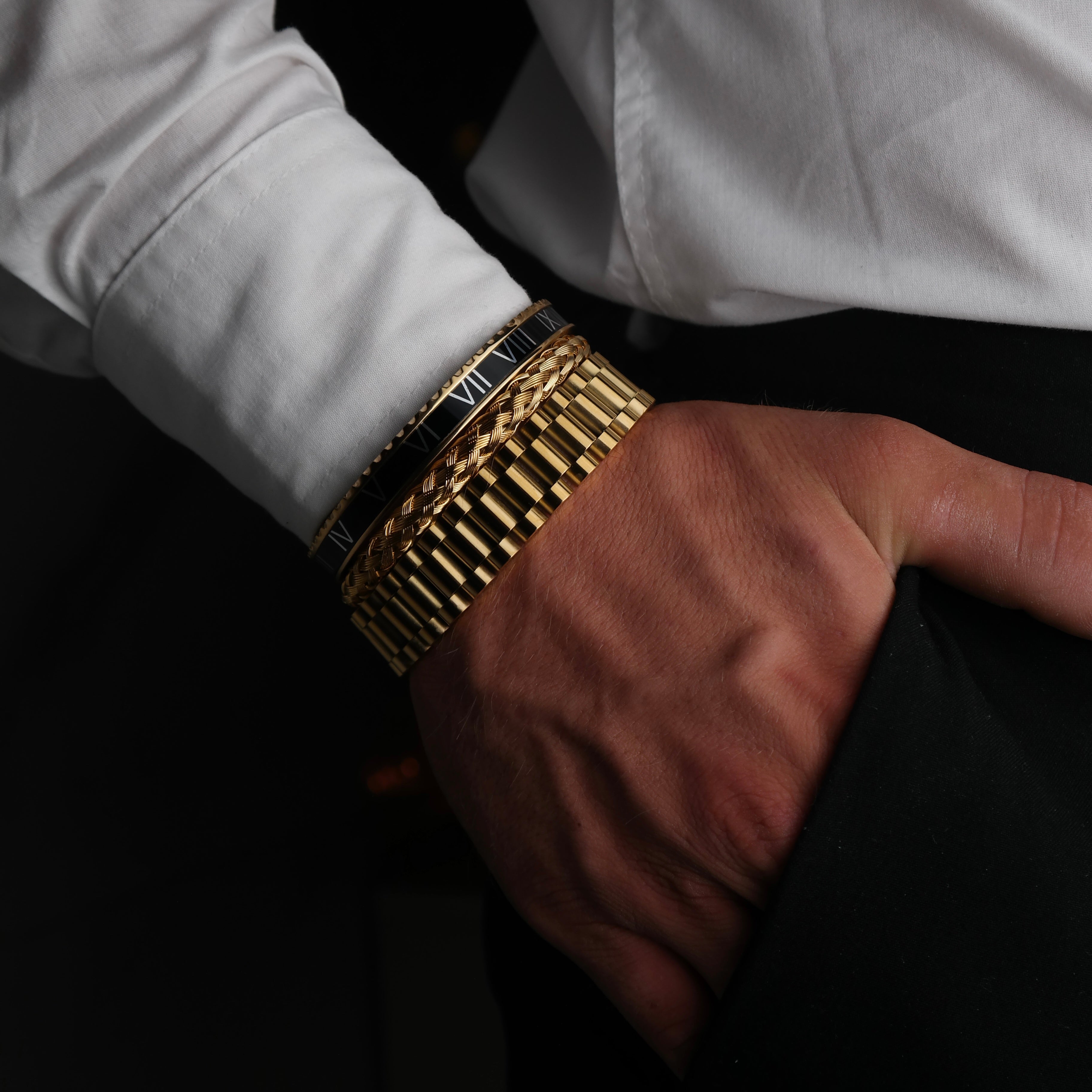 Rolex set black (gold)