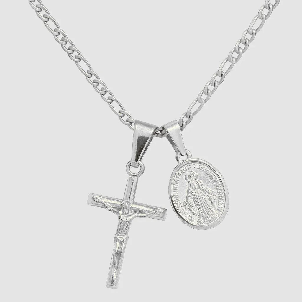 Cross &amp; Mary (silver)