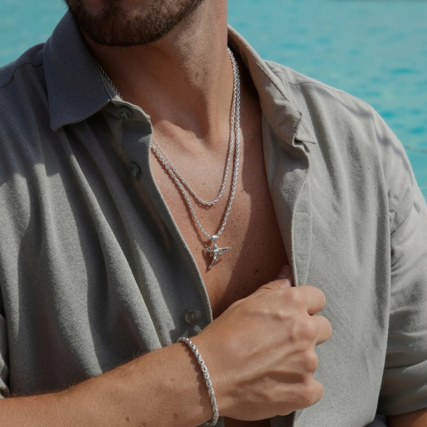 Angel gift set (silver)