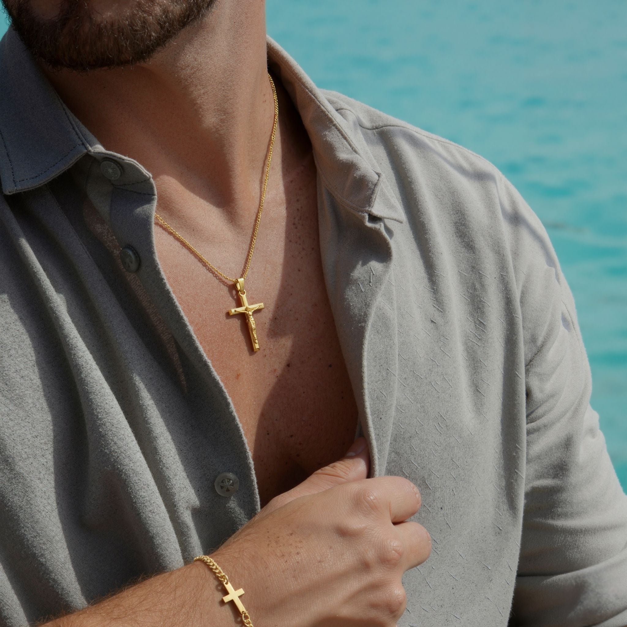 Cross set (gold)