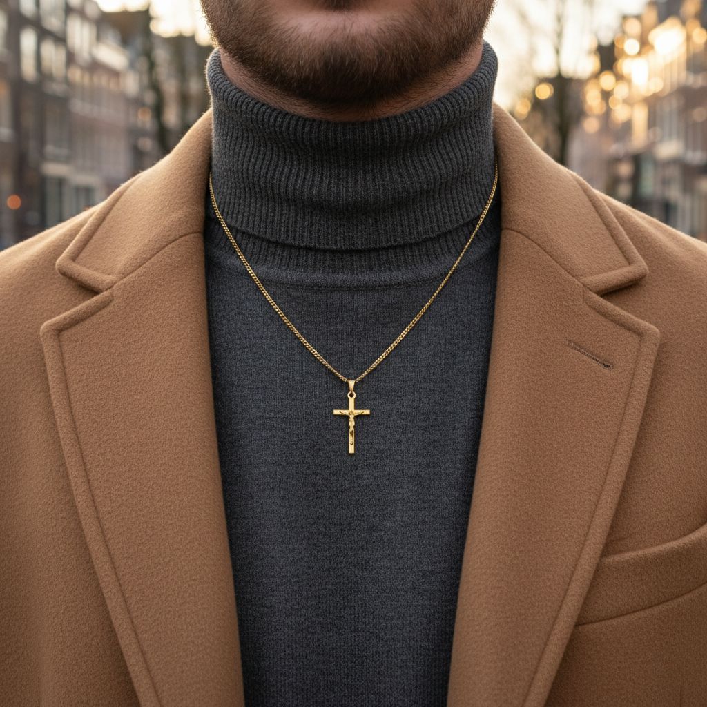Small Cross Pendant (Gold)