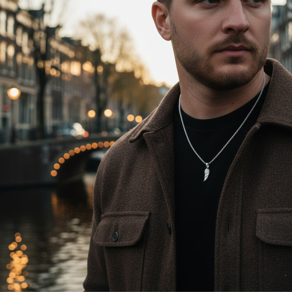 Small Wing Pendant (Silver)