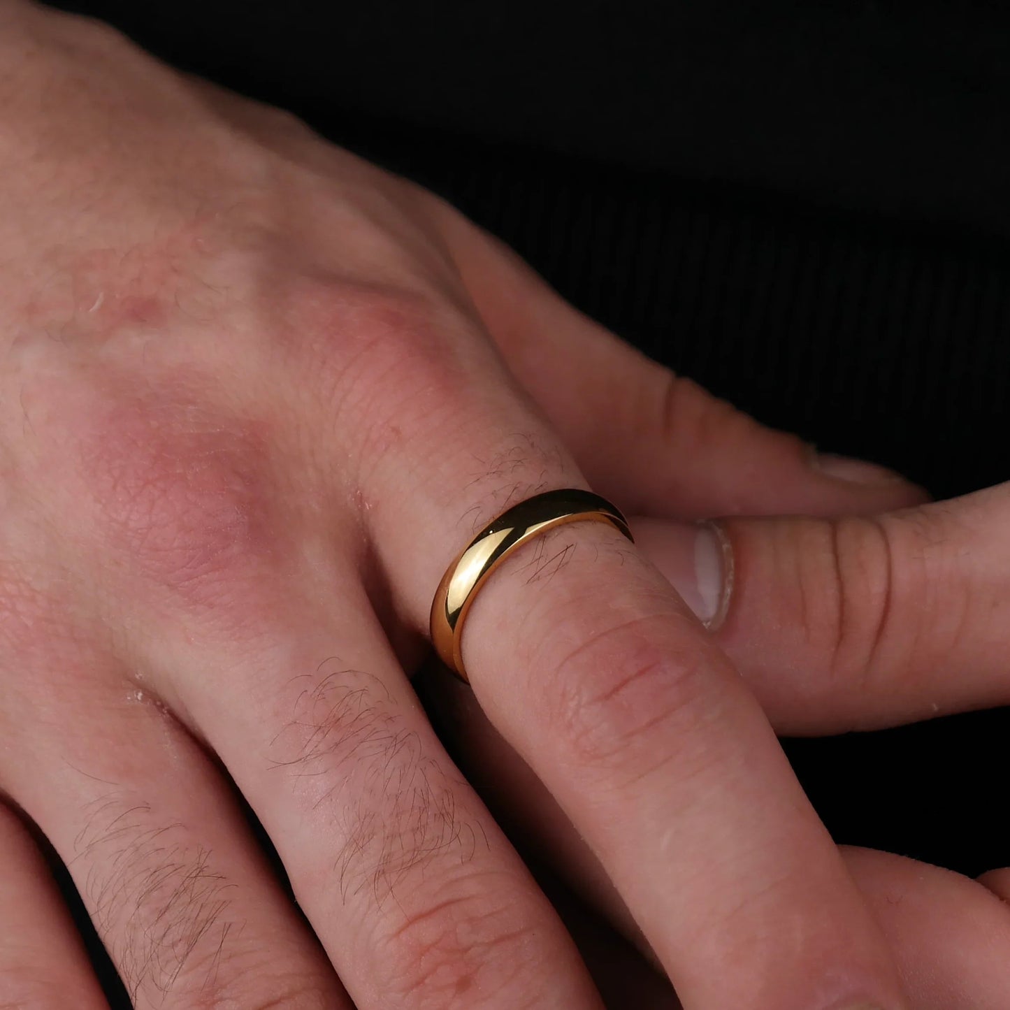 round band ring (gold)