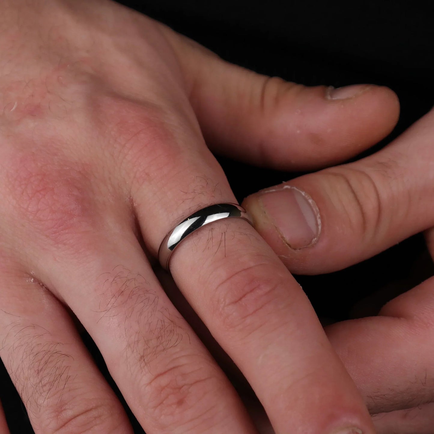 round band ring (silver)