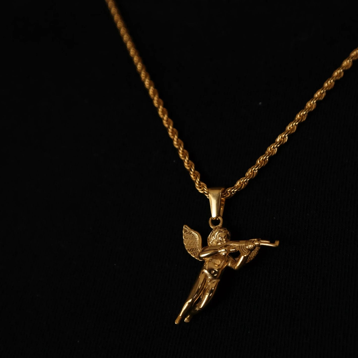 Angel Pendant (gold) - DeRuiterDR.