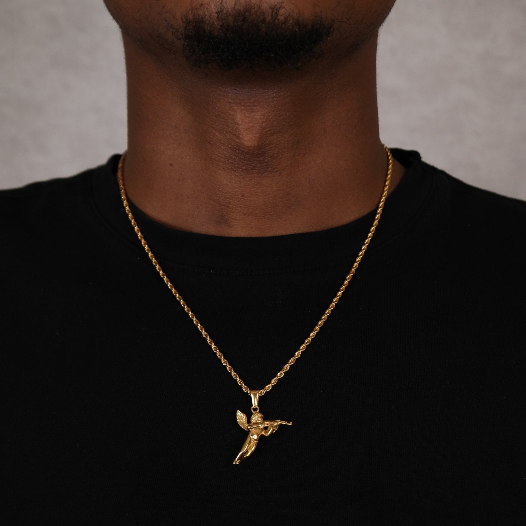 Angel Pendant (gold) - DeRuiterDR.