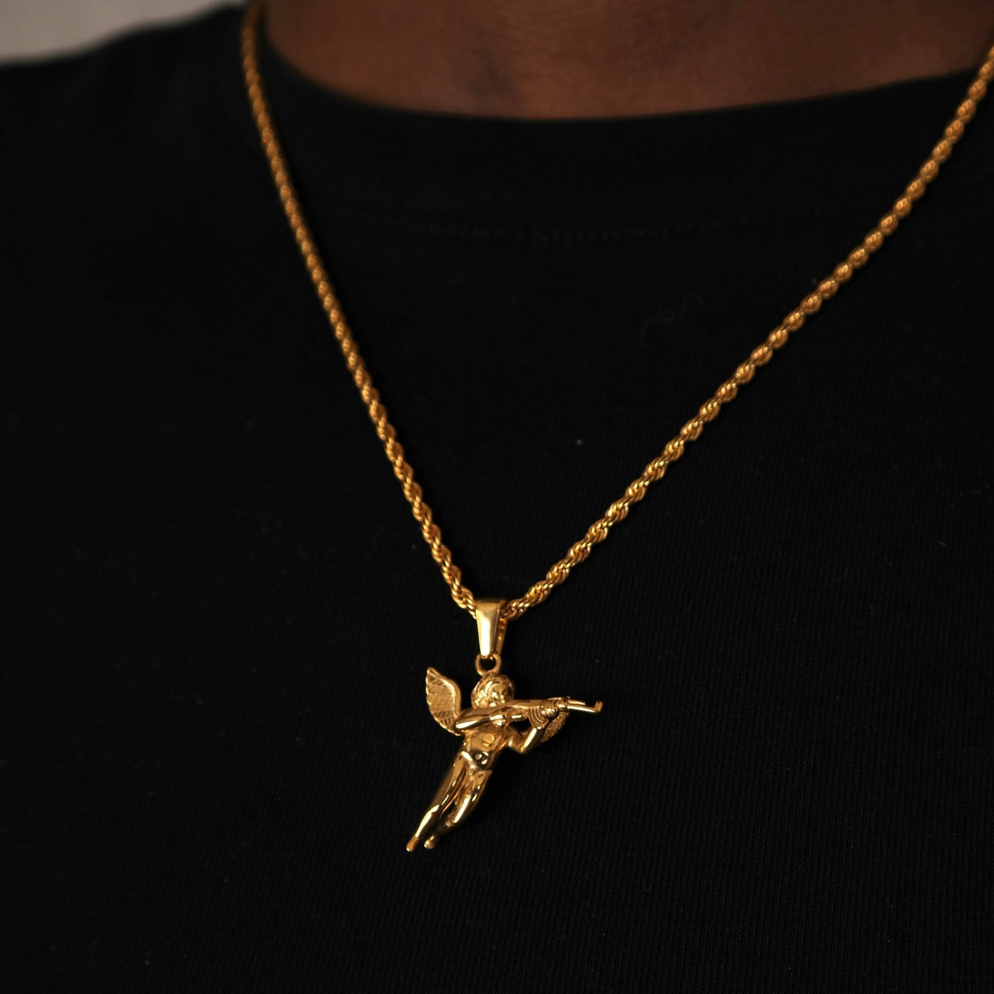 Angel Pendant (gold) - DeRuiterDR.