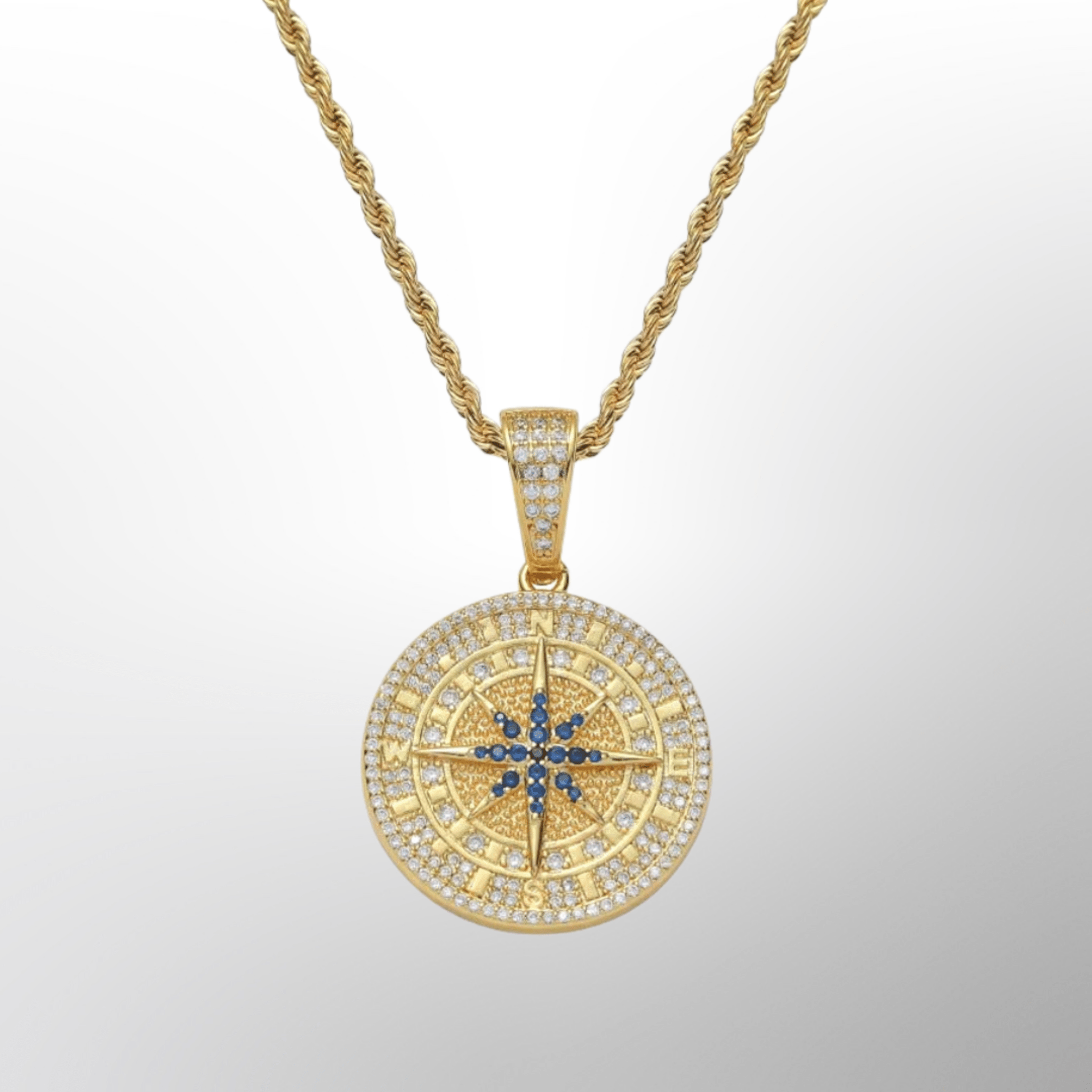 Compass Pendant (18K Gold) - DeRuiterDR.