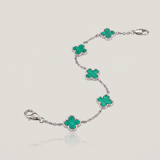 Fortuna Klaver groen zilver - studio