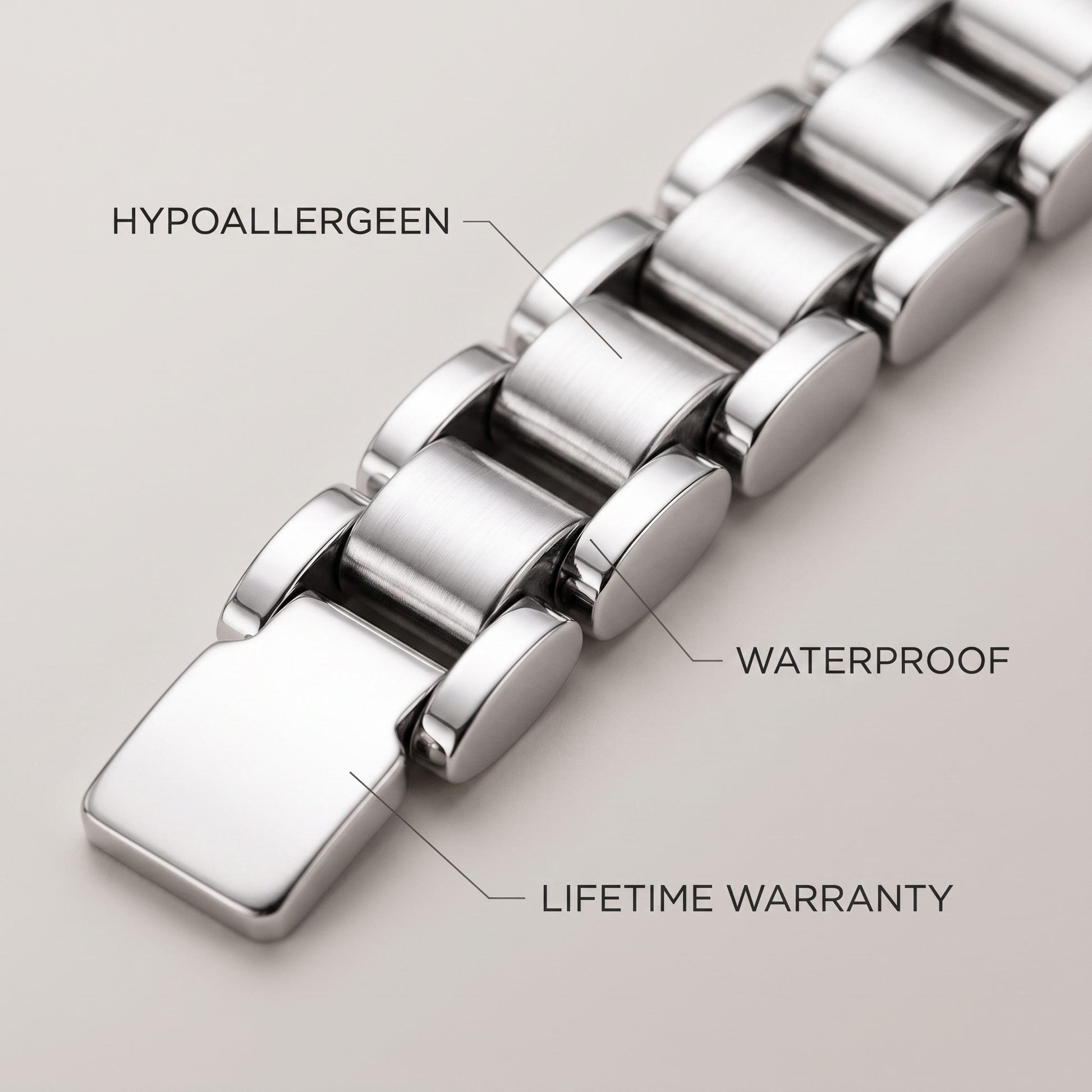 Rolex Chain set silver - kwaliteit