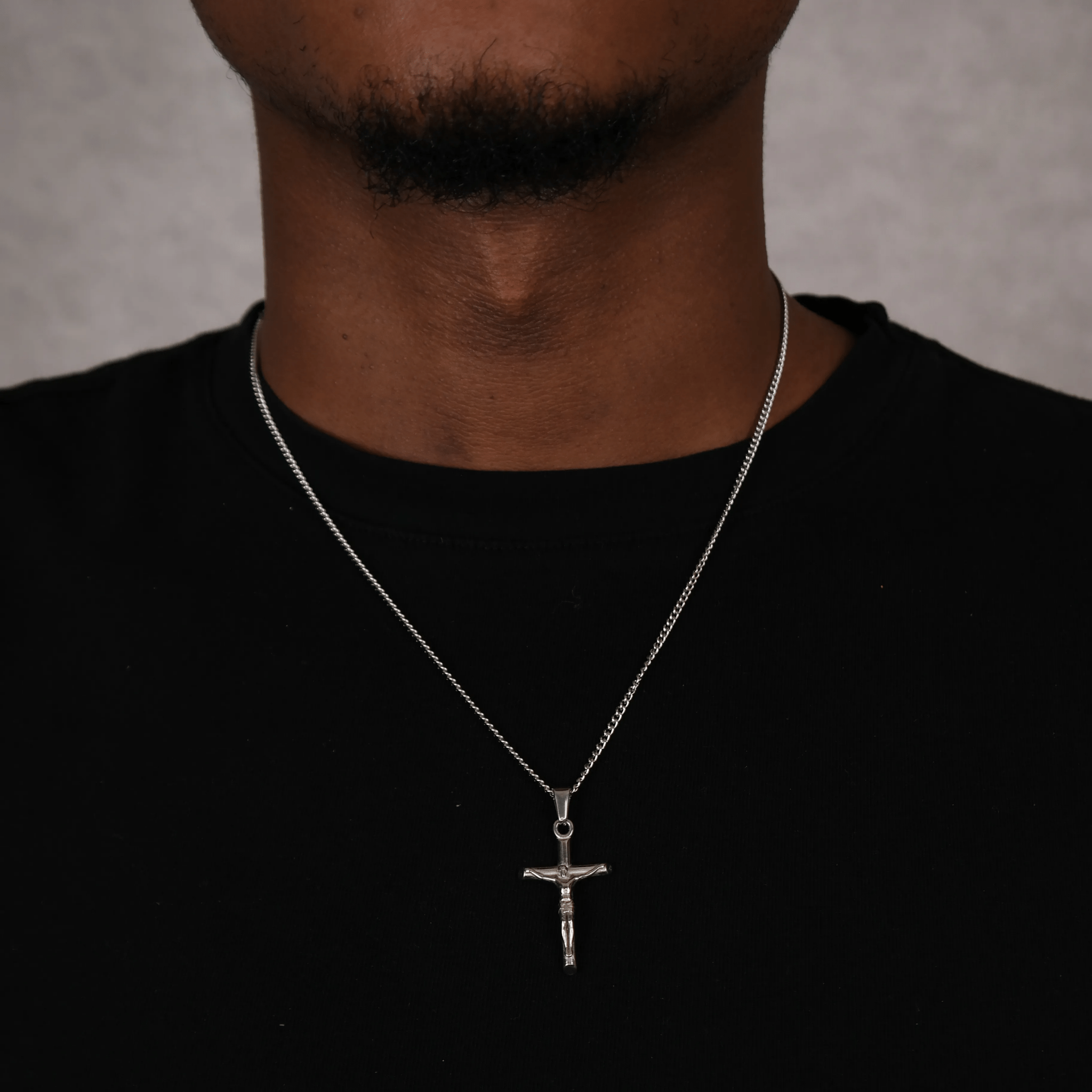 Small Cross Pendant (Silver) - DeRuiterDR.