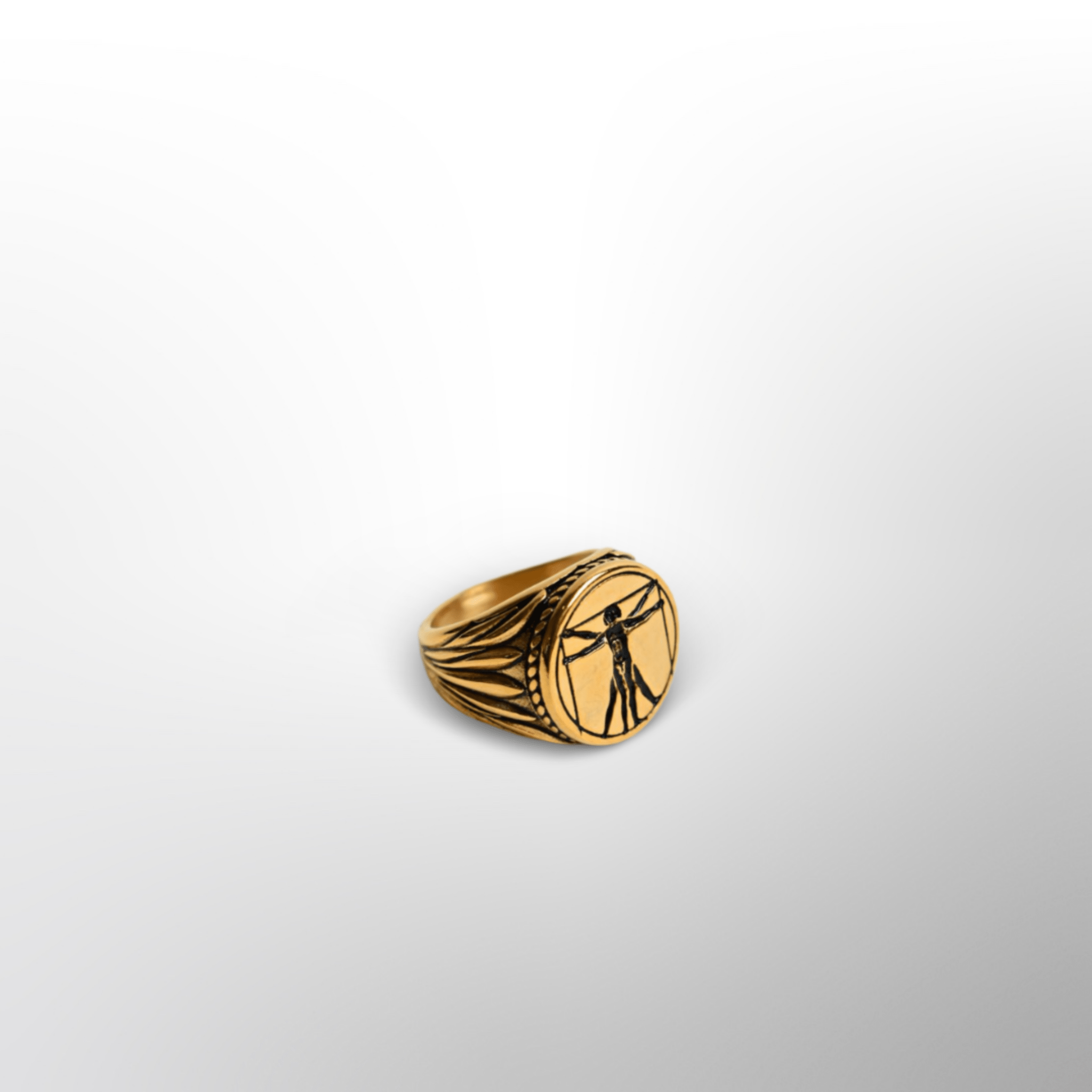 vitruvian ring (gold) - DeRuiterDR.